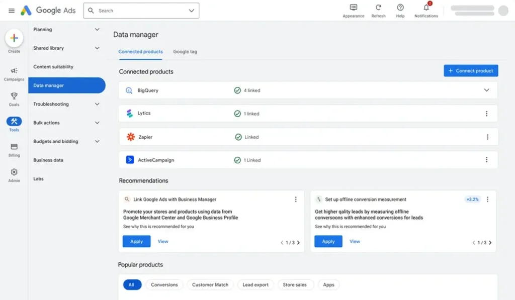 أسباب فشل حملات Google Ads